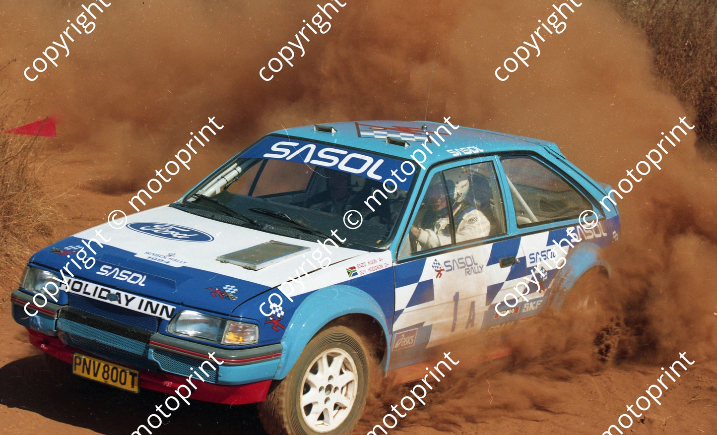 1994 Sasol Rally 1 Enzo Kuun, Guy Hodgson Laser 4x4 (Watling Photo) (1)
