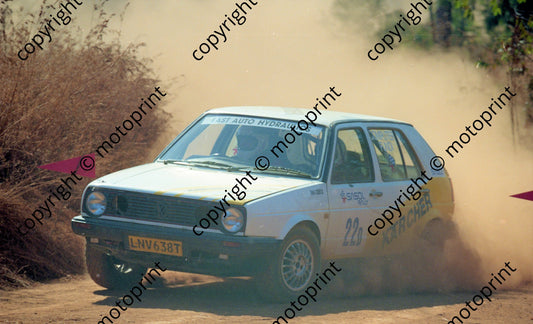 1994 Sasol Rally 22......Irma Coertse Golf (Watling Photo)