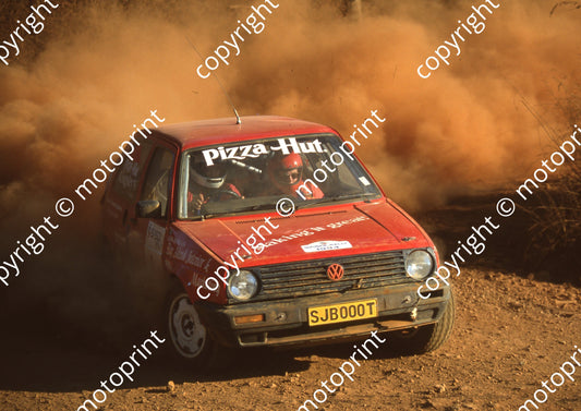 1994 Sasol Rally 8 Leon Botha, Geoff Tyrer Golf 11GTi 16v (Watling Photo)  (1)