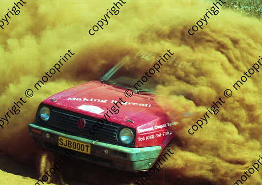 1994 Sasol Rally 8 Leon Botha, Geoff Tyrer Golf 11GTi 16v (Watling Photo)  (4)
