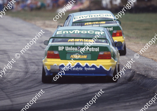 1995 Aldo Fleetcare 1 Shaun vd Linde 2 Deon Joubert BMW318i (Watling Photo) (1)