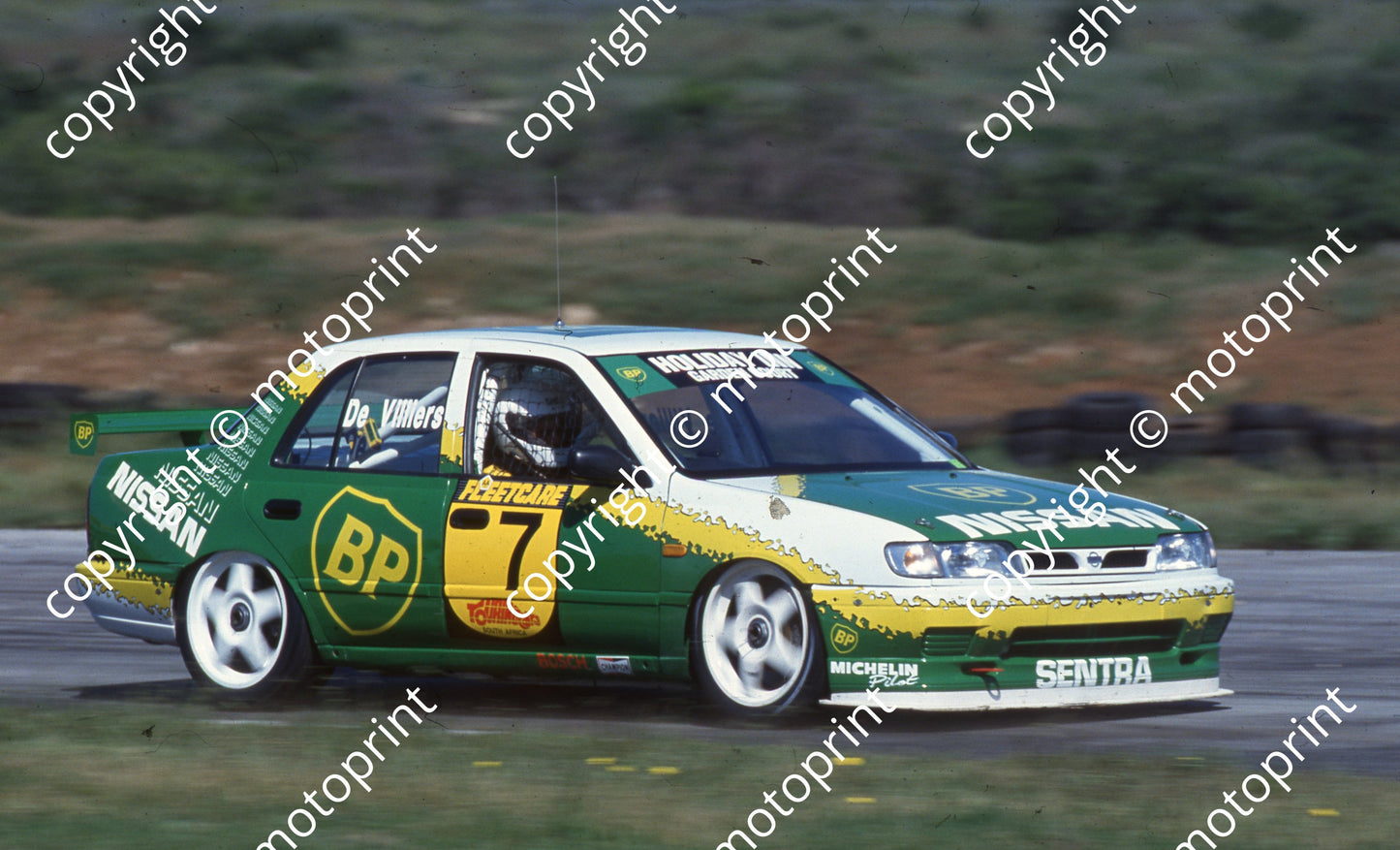1995 Aldo Fleetcare 7 Giniel de Villiers Sentra (Watling Photo)022 (2)