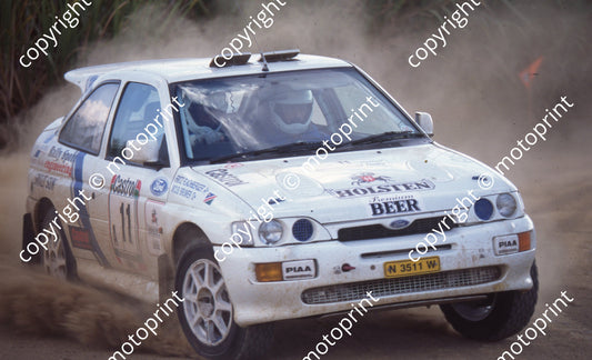 1995 Castrol Intnl 11 Fritz Flachberger, Wicus Brewer Escort RS COsworth (Watling Photo) (5)