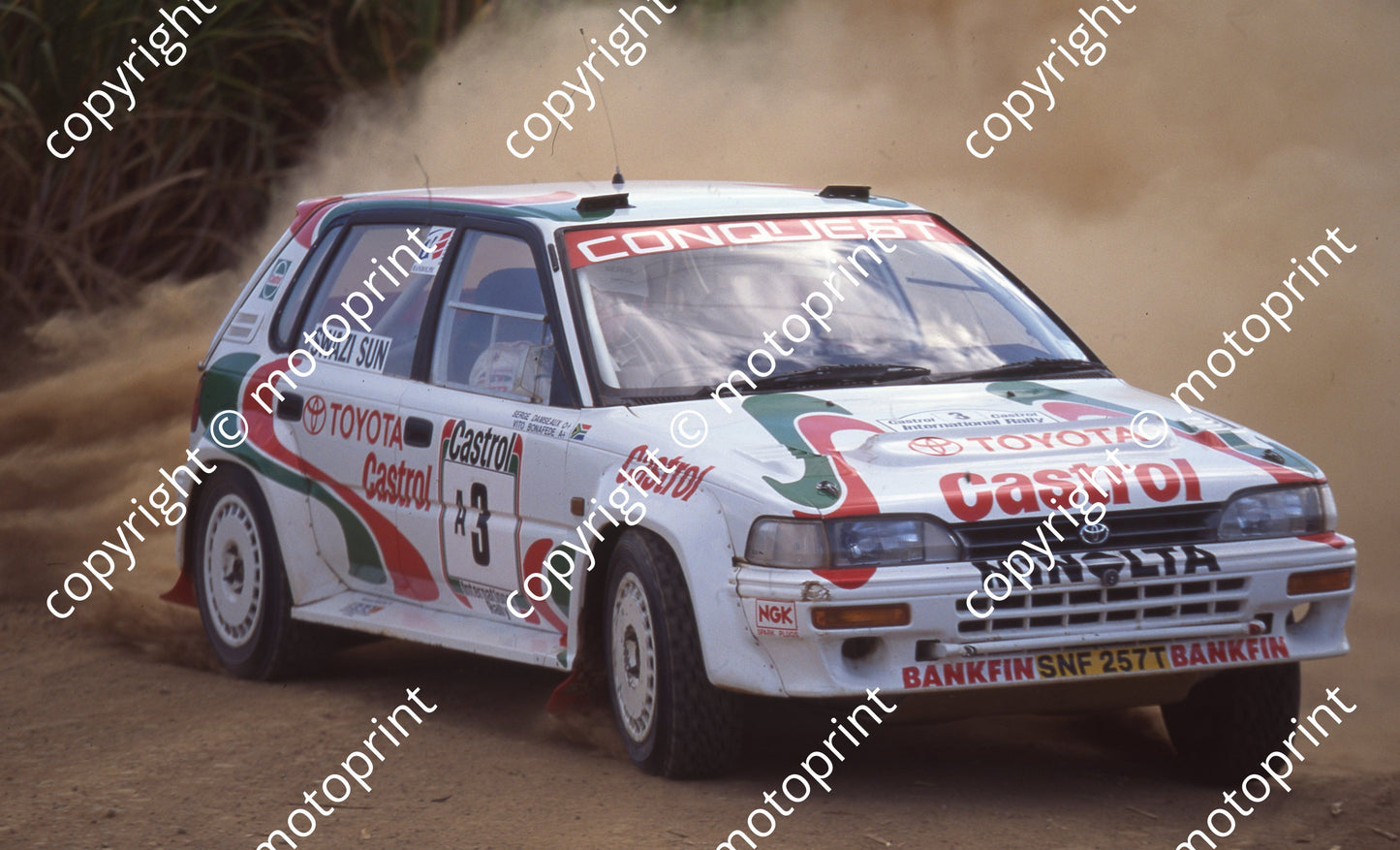 1995 Castrol Intnl 3 Serge Damseaux Conquest 4x4 (Watling Photo) (6)
