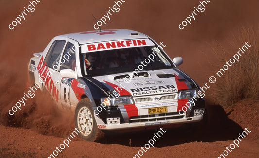 1995 Castrol Intnl 6 Nino da Cunha, Francois Pretorius Sentra 4x4 (Watling Photo) (29)