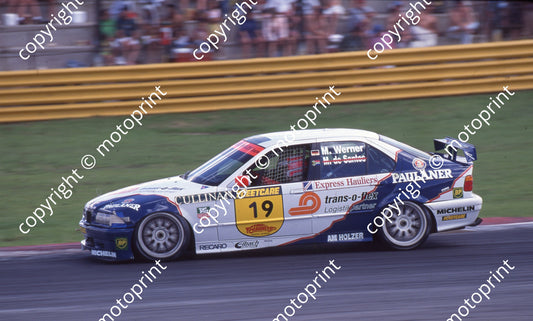 1995 Kya Intnl Trg 19 M Werner, M dos Santos BMW320i (Watling Photo) (34)