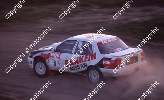 1995 NGK 6 Nuno da Cunha, Thilo van WEsternhagen Sentra 4wd (Watling Photo) (11)