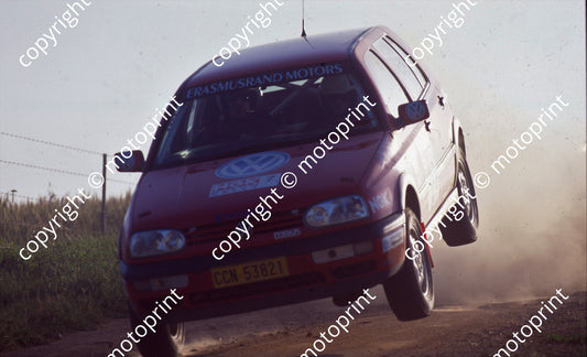 1995 NGK 7 Tjaart vd Walt, Cindi Crossley-Harding Golf GTI 16v (Watling Photo) (14)