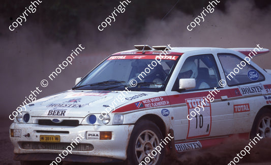 1995 Total 10 Fritz Flachberger, Wicus Bruwer Escort RS Cosworth (Watling Photo) (1)