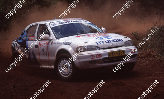 1995 Total 8 Enzo Kuun, Johan Sieling Hyundai Accent (Watling Photo)  (1)