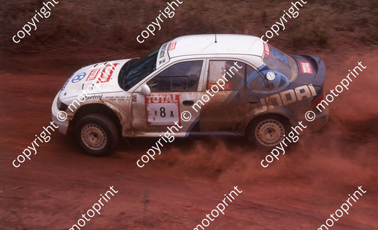 1995 Total 8 Enzo Kuun, Johan Sieling Hyundai Accent (Watling Photo)  (6)
