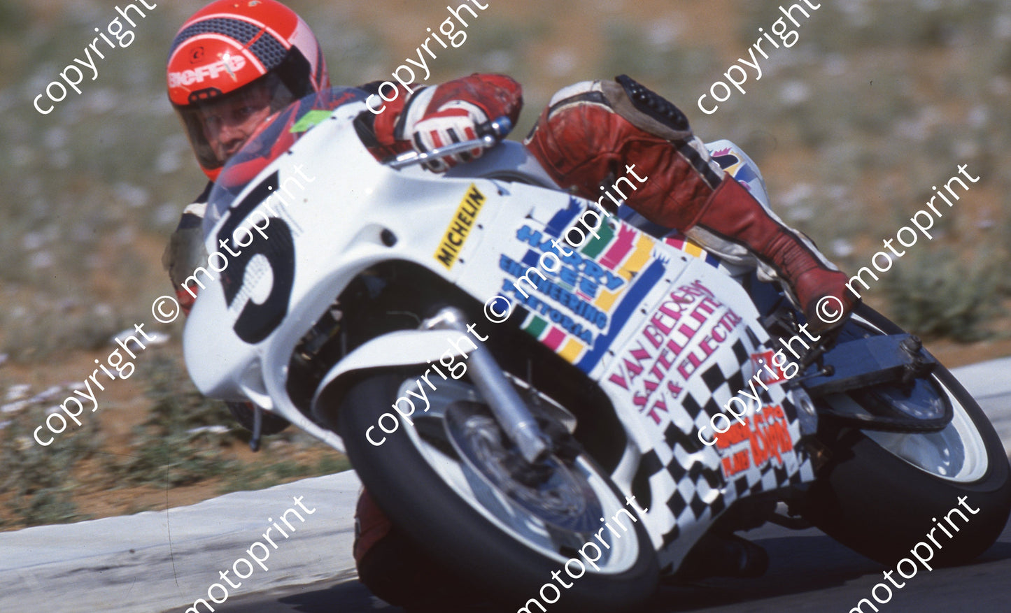 1995 Welkom MC 5 Michael Dickinson Yamaha TZ250D (Watling Photo)