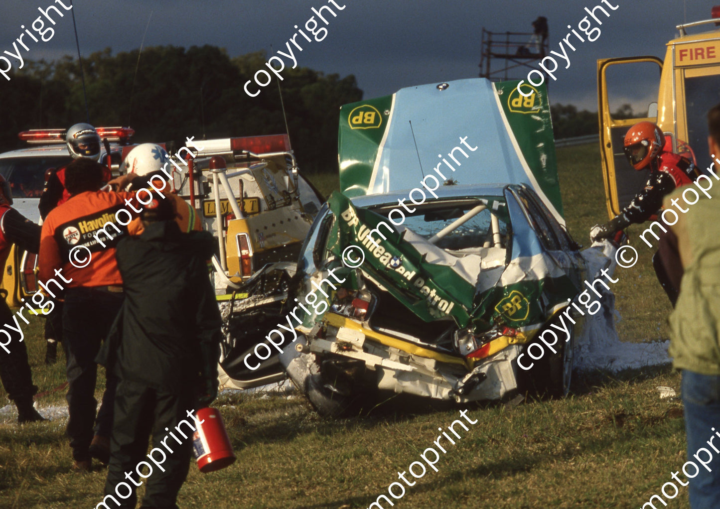 1995 Zkops Fleetcare 1 Shaun vd Linde BMW318i HUGE (Watling Photo) (6)
