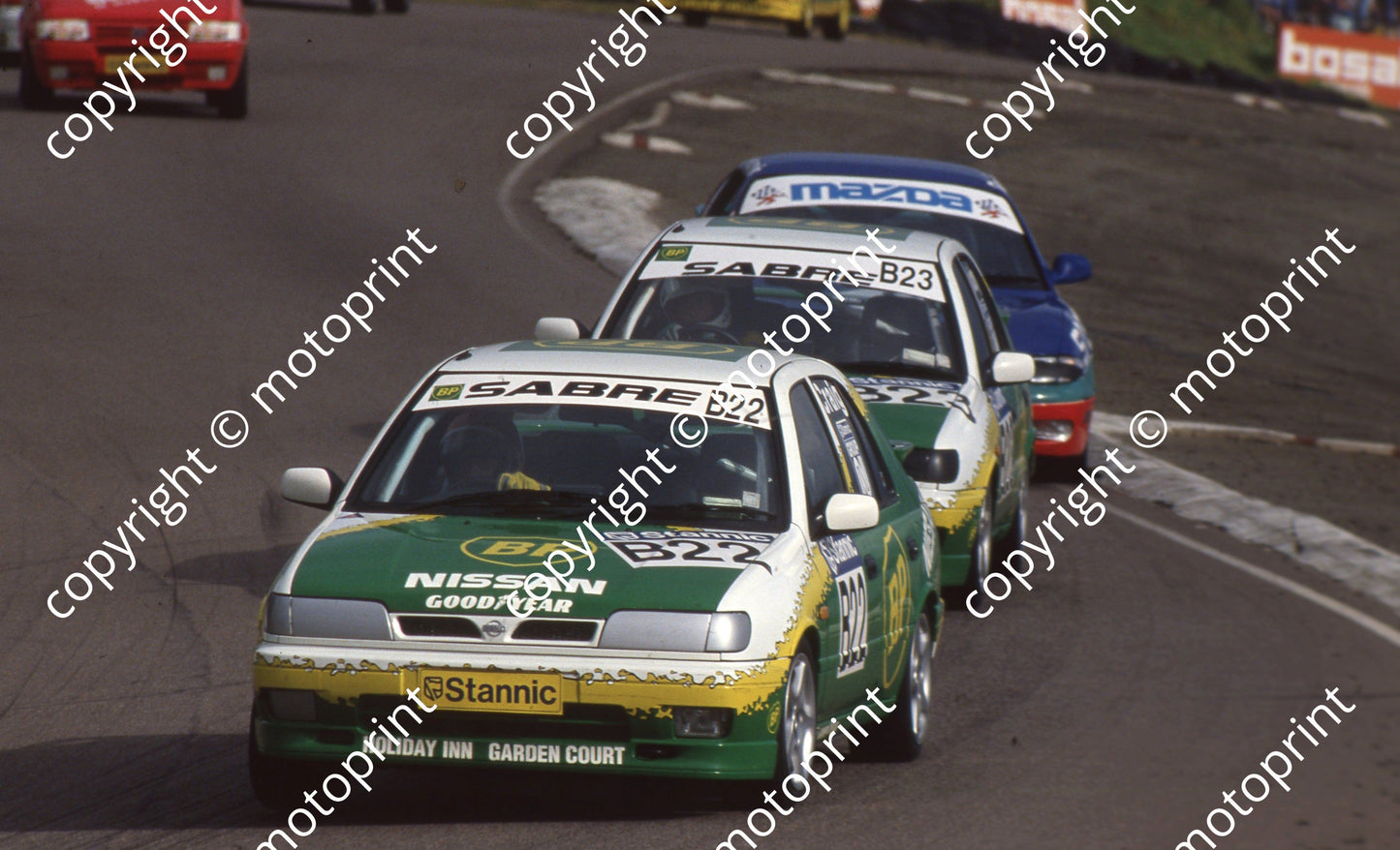 1995 Zkops Stannic 22 JOhn Craig 23 Devon Juby Nissan Sabre (Watling Photo) (30)
