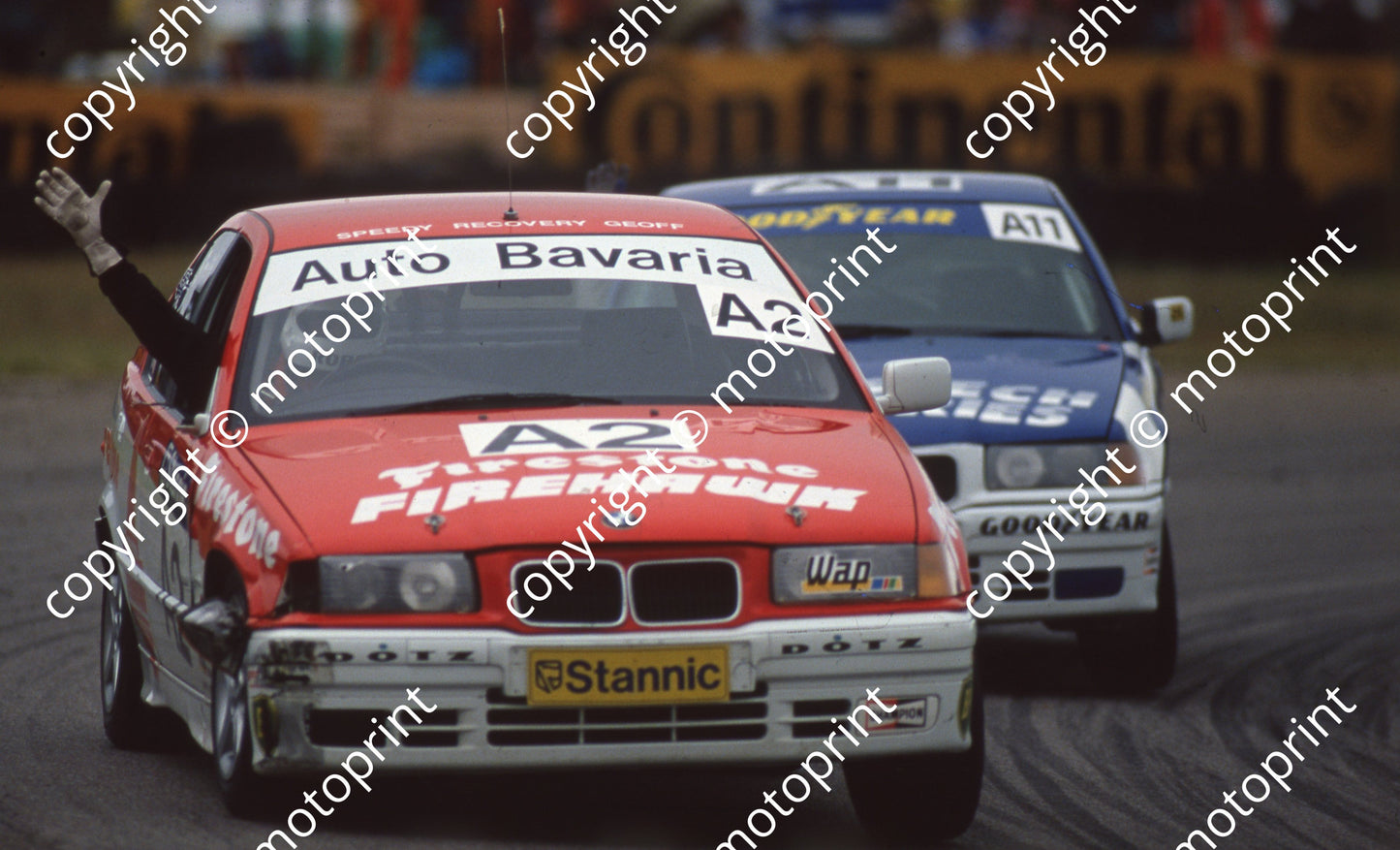 1995 Zkops Stannic 2 Rob Smith 11 Grant van Schalkwyk BMW325i (Watling Photo) (16)