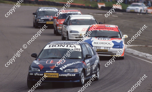 1995 Zkops Stannic 65 Curt Alchin 67 Lawrence Boshoff HOnda Ballade 160iS (Watling Photo) (28)