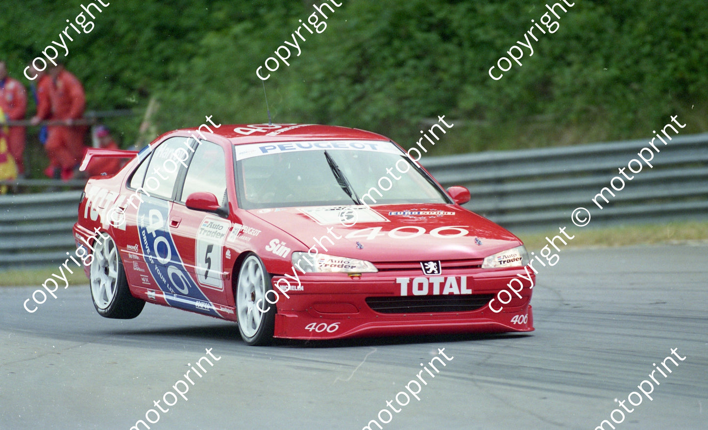 1996 Brands BTCC 5 Tim Harvey Peugeot 406 (Watling Photo)  (1)
