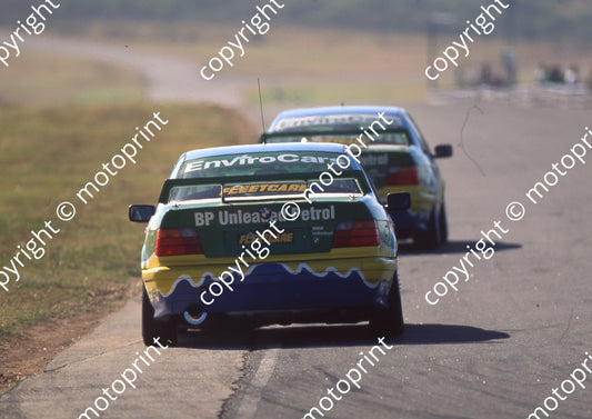 1996 EL Fleetcare 3 and 4 Shaun vd Linde, Craig Baird BMW318i (Watling Photo)
