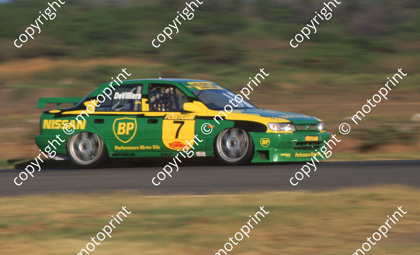 1996 EL Fleetcare 7 Giniel de Villiers Sentra (Watling Photo) (34)