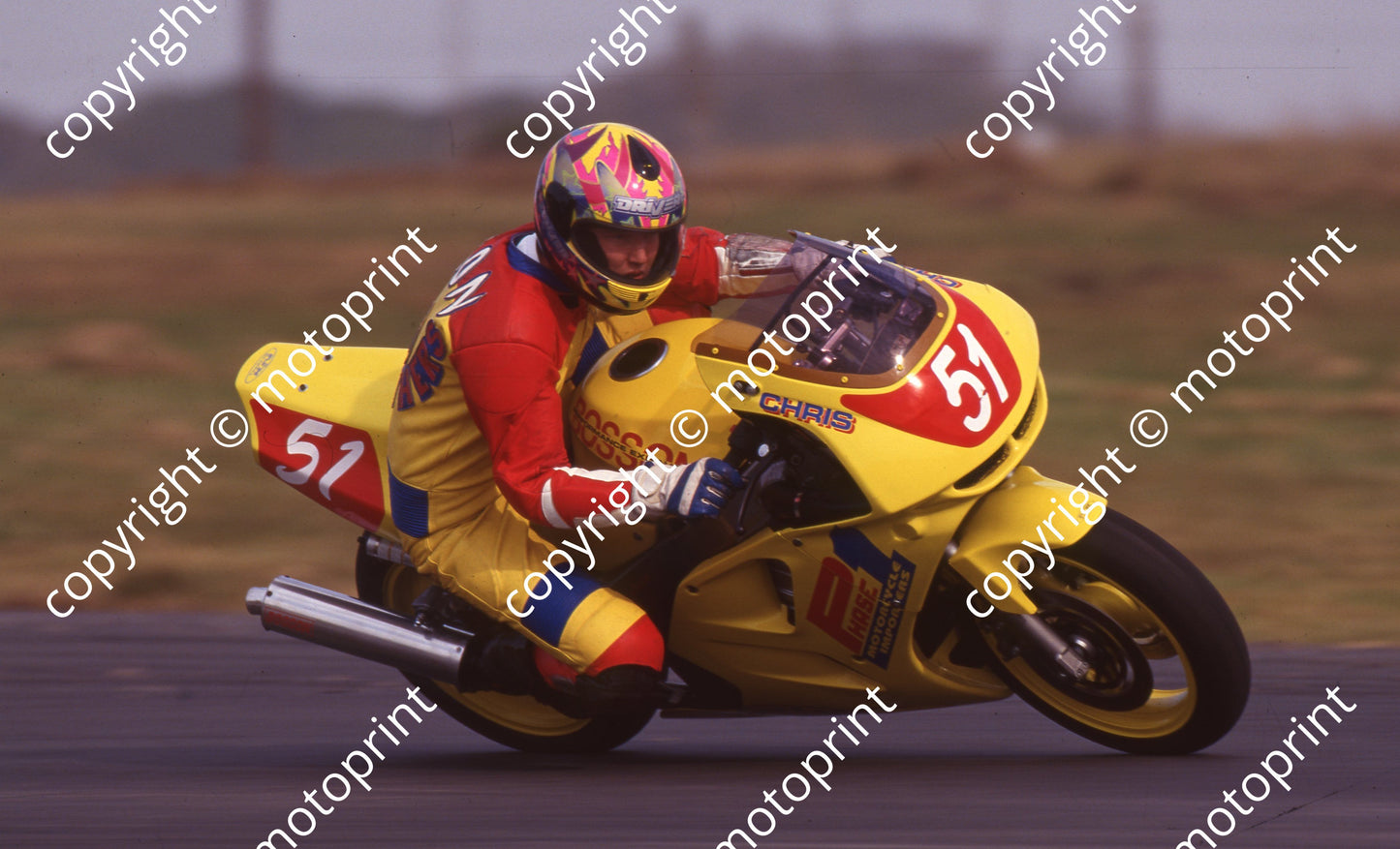 1996 EL MC 51 Chris Bosson Kawasaki ZX6R (Watling Photo) (4)