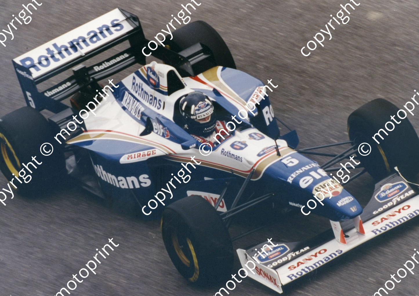 1996 Estoril team launch Damon Hill Williams FW18