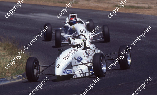 1996 Kya FF 4 Marc Gleed Swift 94 69 Grant Orbell Van Diemen RF94 (Watling Photo) (2)