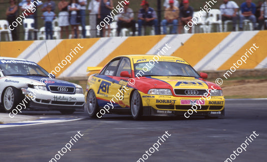1996 Kya Fleetcare Intnl 11 Christian Abt Audi A4 NOTE DAMAGE Rothmans Audi (Watling Photo) (6)