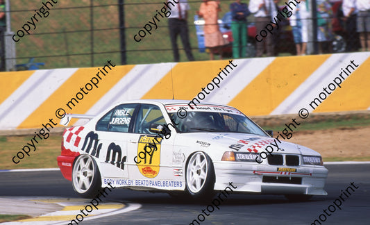 1996 Kya Fleetcare Intnl 17 Barry Ingles, .. Jurgens BMW318i DAMAGE (Watling Photo) (19)