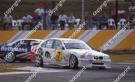 1996 Kya Fleetcare Intnl 17 Barry Ingles,BMW318i  DAMAGE (Watling Photo) (17)