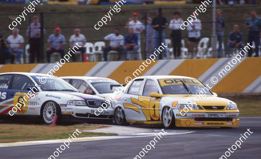 1996 Kya Fleetcare Intnl 1 Mike Briggs Vectra 9 J-F Hemroulle Audi A4 (Watling Photo) (1)