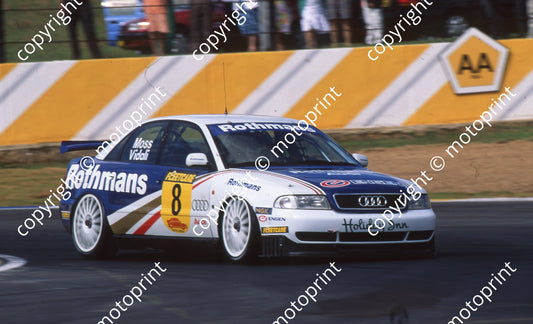 1996 Kya Fleetcare Intnl 8  Terry Moss-Tamara Vidali Audi A4 (Watling Photo) (7)
