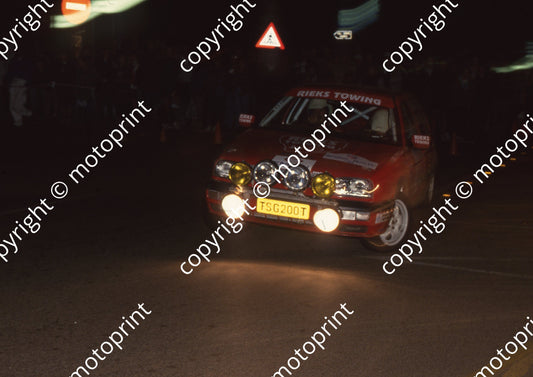 1996 Sasol Rally 12 Tjaart vd Walt, Cindy Crossley-Harding Golf (Watling Photo) (28)