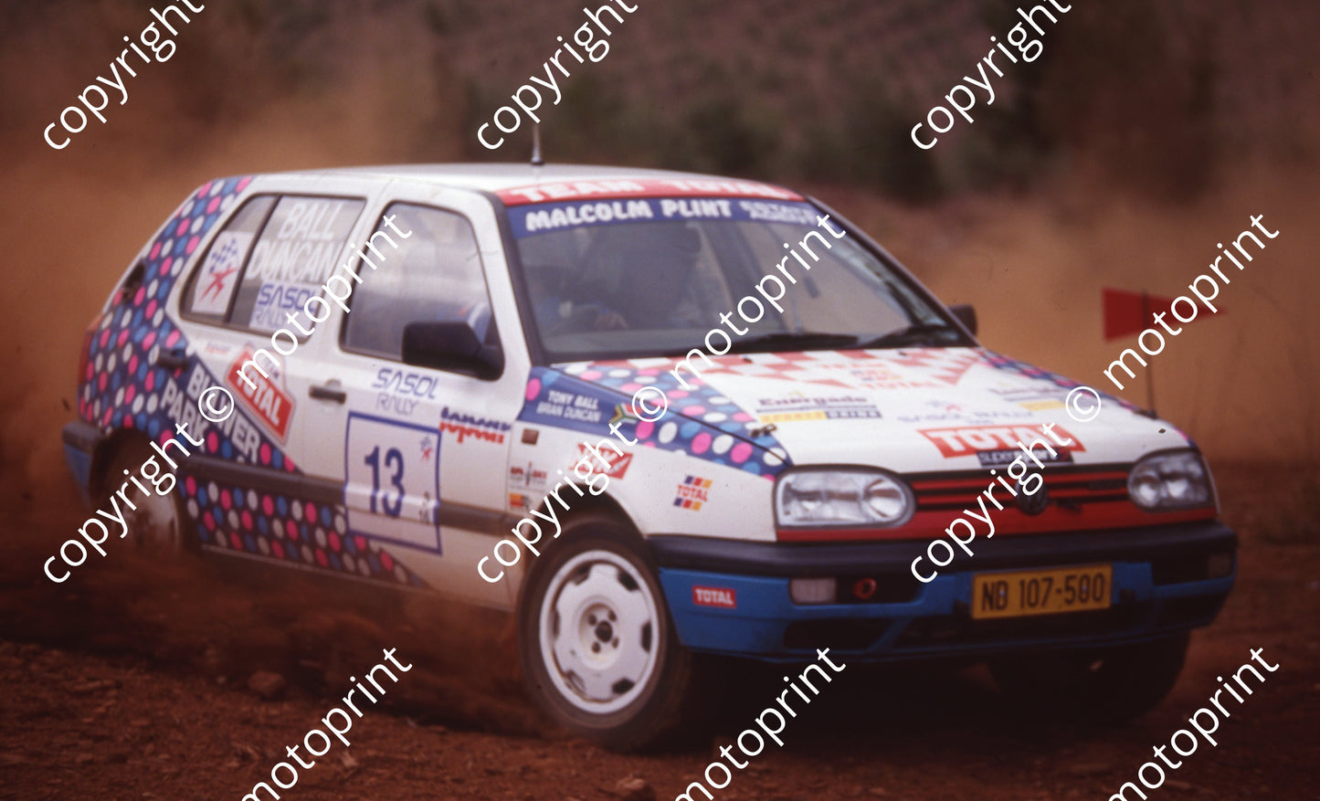 1996 Sasol Rally 13 Tony Ball, Brian Duncan Golf (Watling Photo) (8)