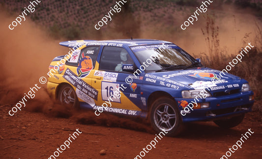 1996 Sasol Rally 16 Graham Nicholls, Ron Bilyard Ford ...(Watling Photo) (10)