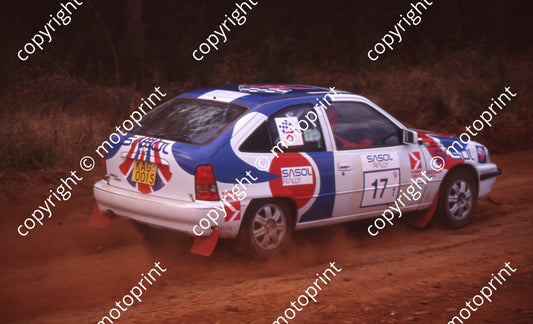 1996 Sasol Rally 17 Ben, Idobel vd Westhuizen Daewoo CONFIRM (Watling Photo) (12)