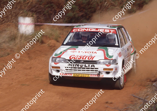 1996 Sasol Rally 1 Serge Damseaux, Vito Bonafede Conquest 4x4 (Watling Photo)