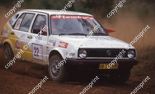 1996 Sasol Rally 22 Gys Kleyn, Trisha Ivins Golf (Watling Photo)124