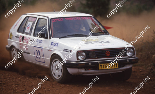 1996 Sasol Rally 23 Attie Cloete....Golf (Watling Photo)125 (1)
