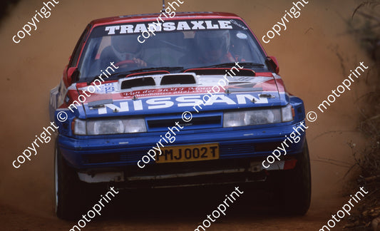 1996 Sasol Rally 25 Johann Fourie, Danny van Vuuren Sentra (Watling Photo)135 (2)