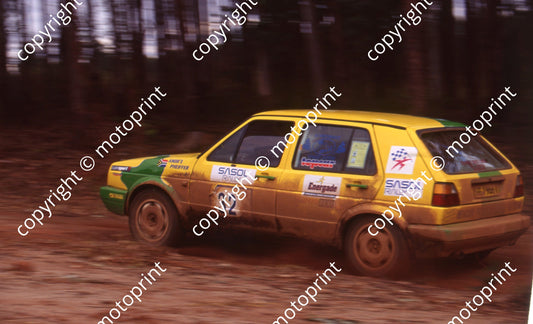 1996 Sasol Rally 32 .....Andre Pheiffer Golf (Watling Photo) (1)