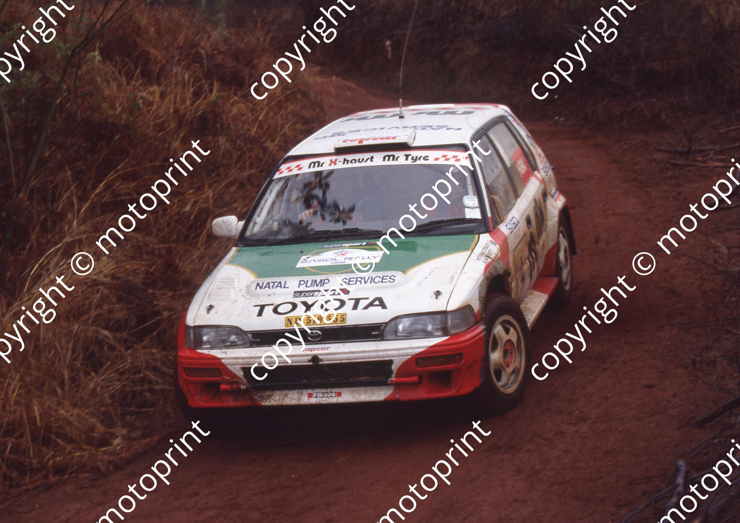 1996 Sasol Rally 4 Peter Alterskye, Alan Bissett Conquest 4x4 (Watling Photo)  (1)