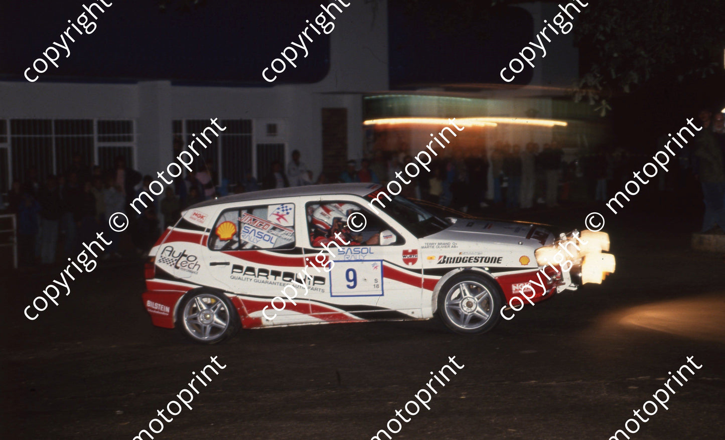 1996 Sasol Rally 9 Terry Brand, Martie Olivier Golf (Watling Photo)147