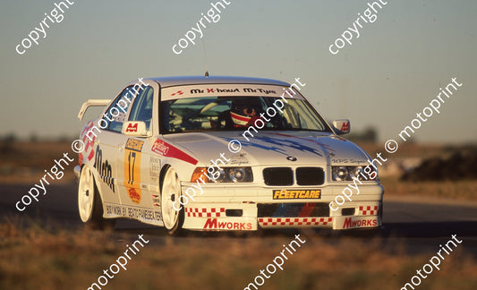 1996 Welkom Fleetcare 17 Sarel vd Merwe BMW318i (Watling Photo)  (1)