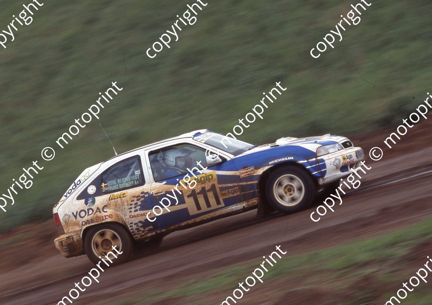 1997 AGIP Rally 111 Stig Blomquist Franz Boshoff Daewoo (Watling Photo) (1)
