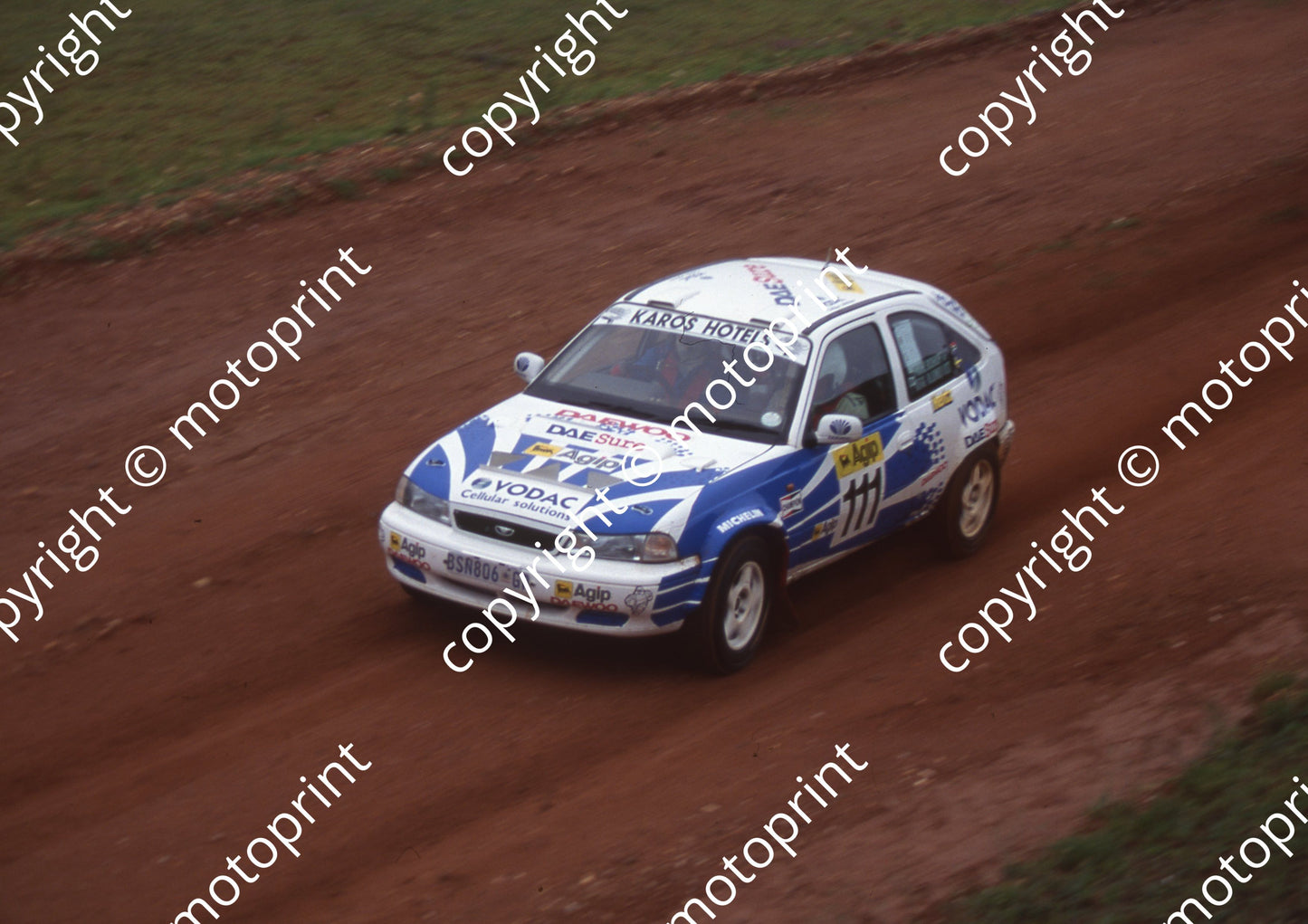1997 AGIP Rally 111 Stig Blomquist Franz Boshoff Daewoo (Watling Photo) (6)