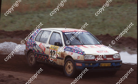 1997 AGIP Rally 12 Tony Ball, Brian Duncan Golf (Watling Photo) (2)