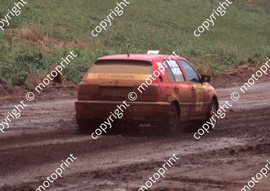 1997 AGIP Rally 7 Tjaart vd Walt, Cindy Harding Golf (Watling Photo) (2)