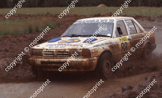 1997 AGIP Rally 88 P Gouveia, A Masters Nissan  (Watling Photo) (1)