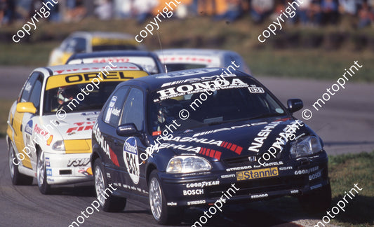 1997 Aldo Stannic 31 Deon Joubert Civic V-Tec(Watling Photo)