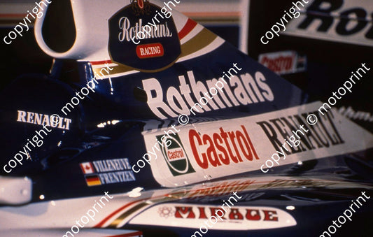 1997 Argentina GP Williams Renault close up